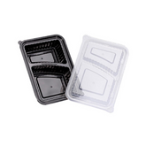 Wavebox 2-Compartment Container with Lid Pack of 150
